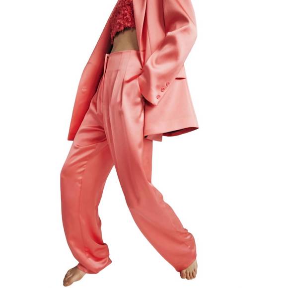 NEW IN THE MOOD FOR LOVE clyde maldives pants in begonia pink - Picture 2 of 2